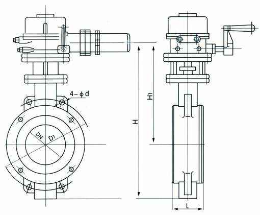 硬密封蝶阀 硬密封蝶阀
